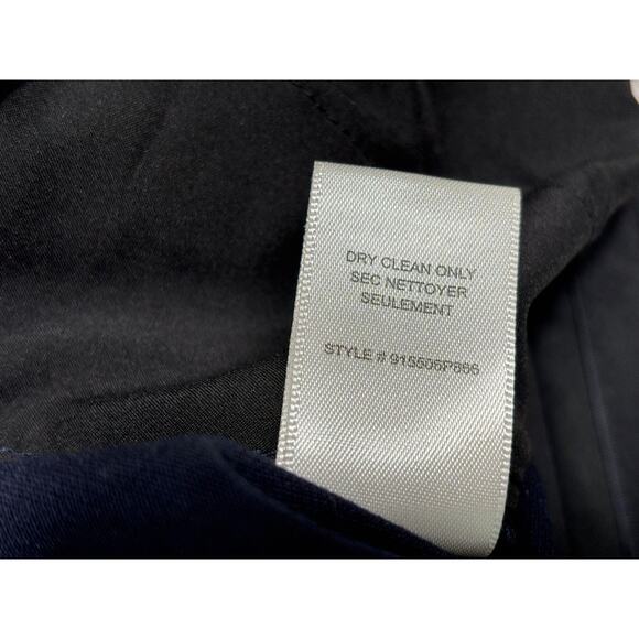 Rebel Wilson Angels Pants Womens Size 34 Navy Blue Side Zip Trim Ankle Trousers - Picture 5 of 8